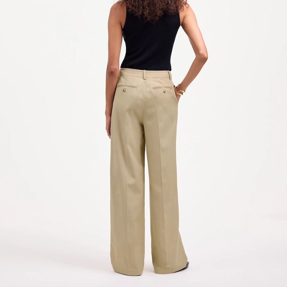 Madewell Wide Leg Pants in Tan - Picture 4 of 10